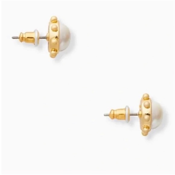 Kate Spade Flying Colors Pearl Stud Earrings - Picture 5 of 5